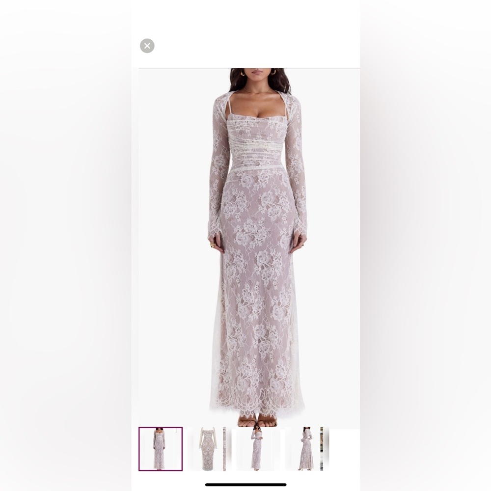 House of CB Sheer Mesh Dress